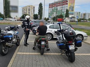 Policyjne działania pn. „Motocyklista” zakończone zatrzymaniem kierującego motocyklem Kawasaki